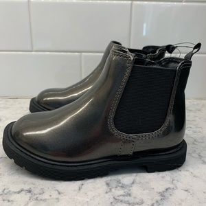 NWT GAP Shiny Toddler ankle boots